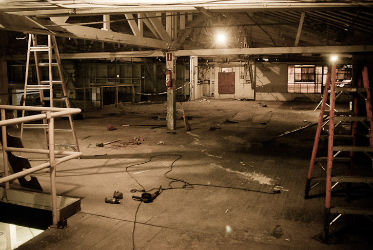 PREPARING THE MEZZANINE FOR RESTORATION